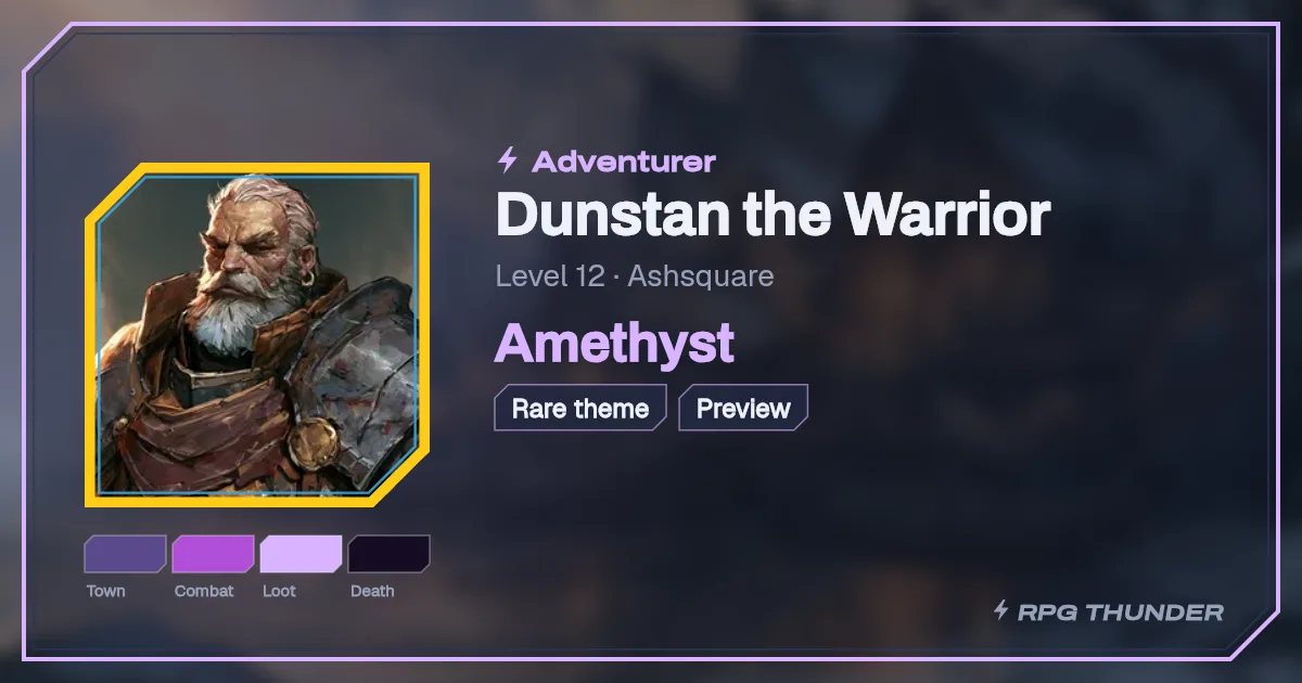 Amethyst on the shop’s try-on card, as Discord shows it