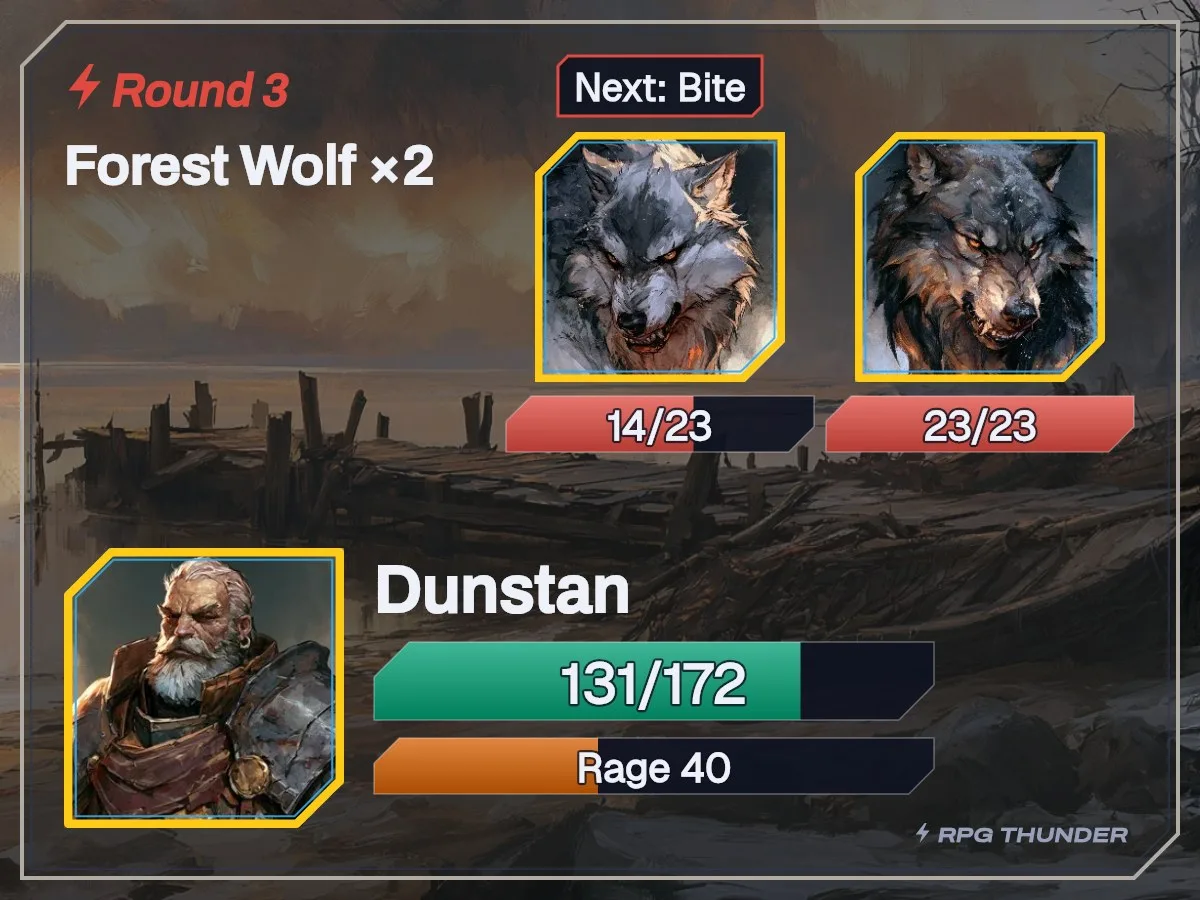 Ashen on the battle card, as Discord shows it