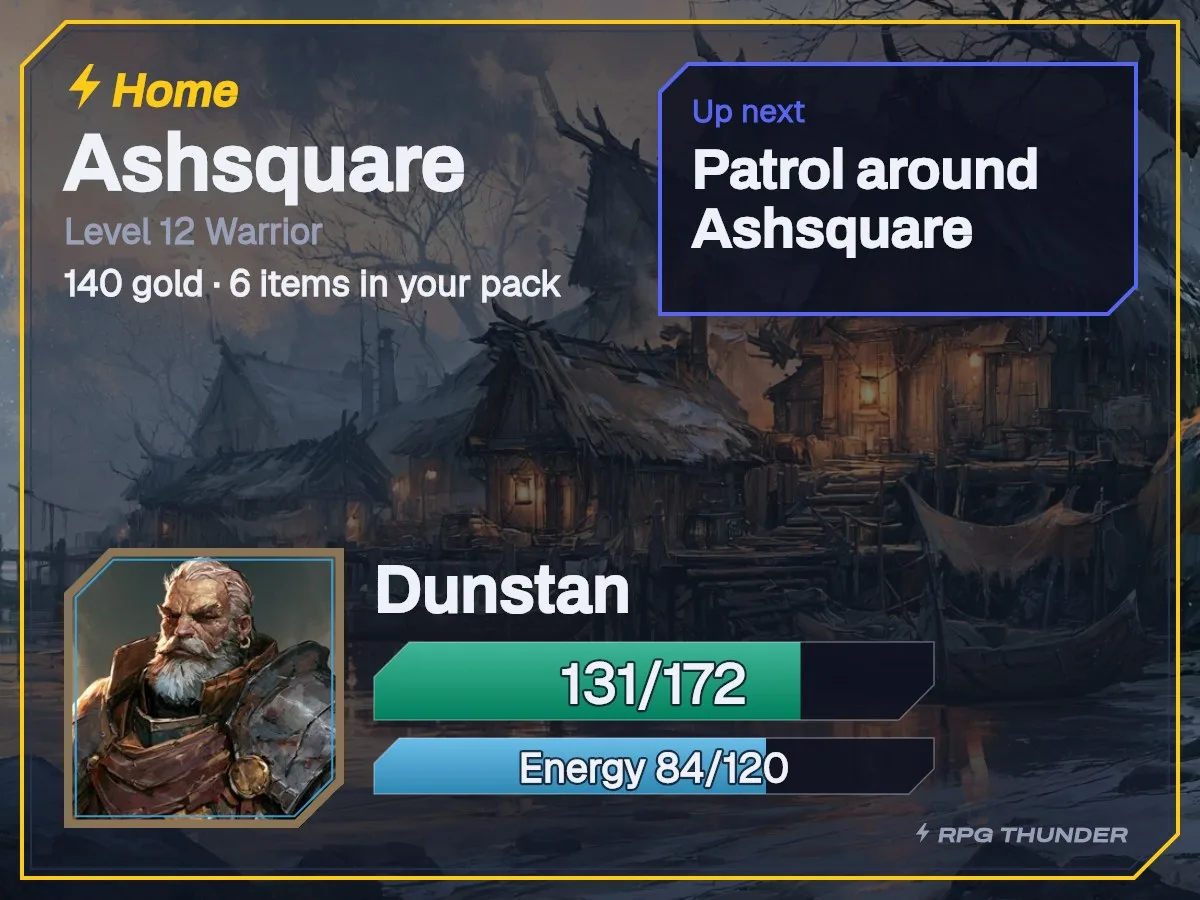 Driftwood frame on the home card, as Discord shows it