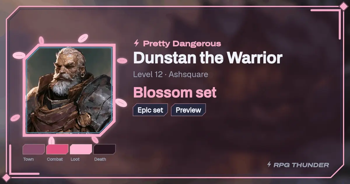 The Blossom set on the shop’s try-on card, as Discord shows it