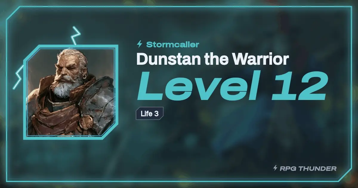 The Stormcaller set on the level card, as Discord shows it