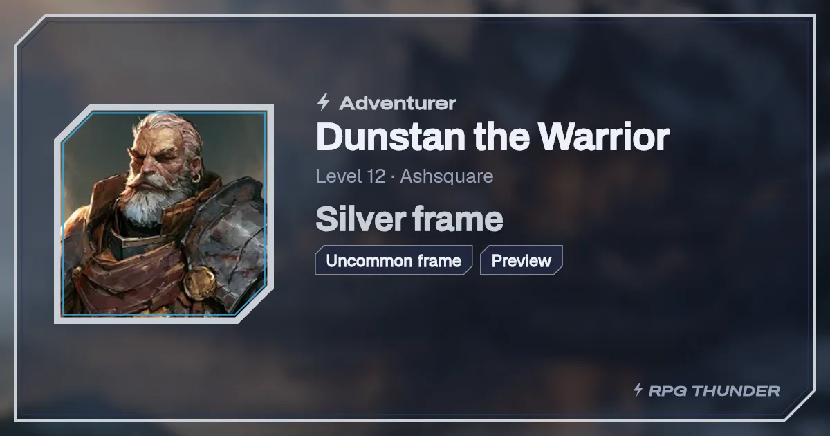Silver frame on the shop’s try-on card, as Discord shows it