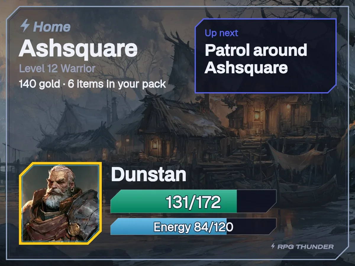 Slate on the home card, as Discord shows it