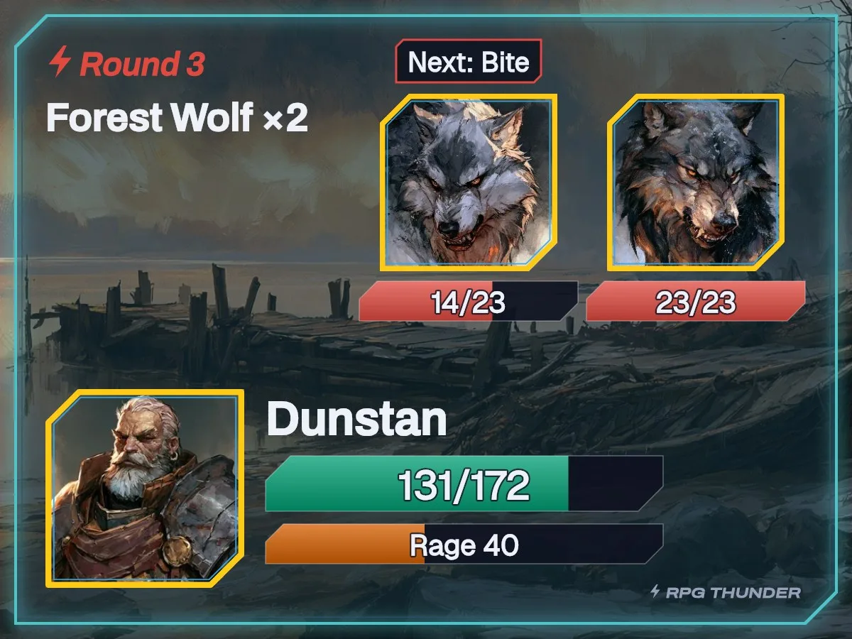 Stormcaller on the battle card, as Discord shows it