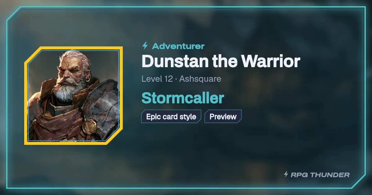 Stormcaller on the shop’s try-on card, as Discord shows it