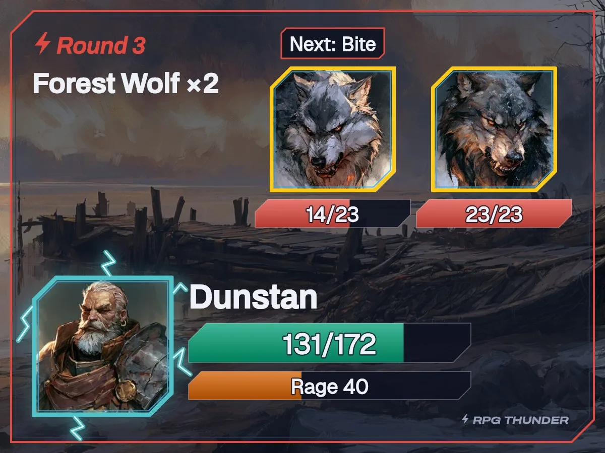 Stormcaller frame on the battle card, as Discord shows it