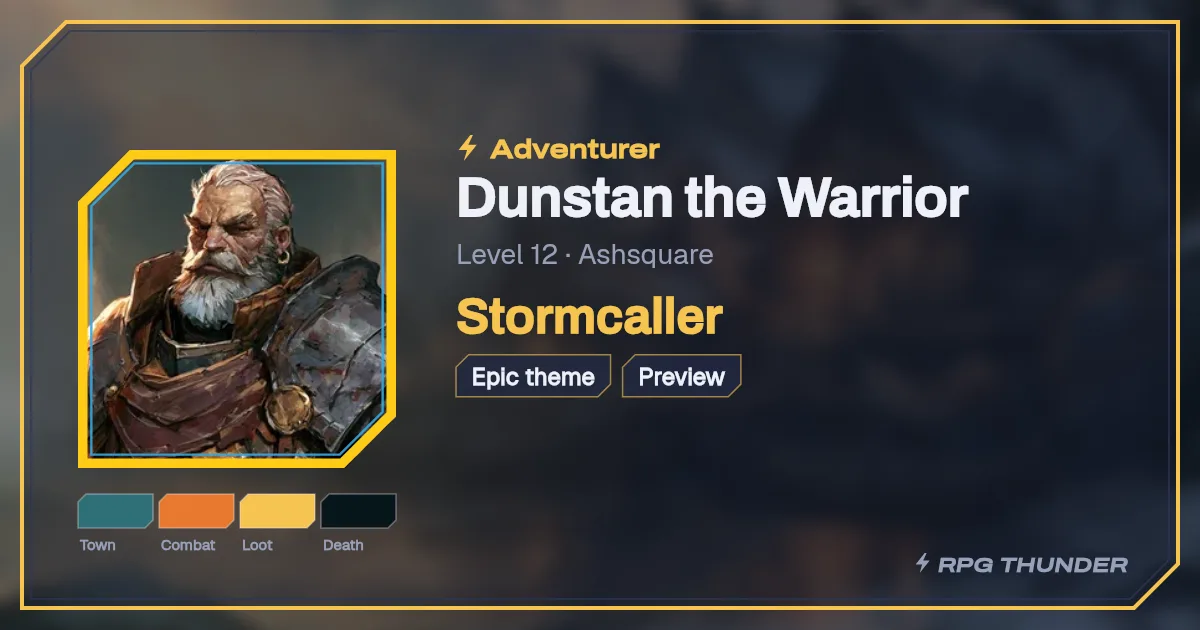 Stormcaller on the shop’s try-on card, as Discord shows it