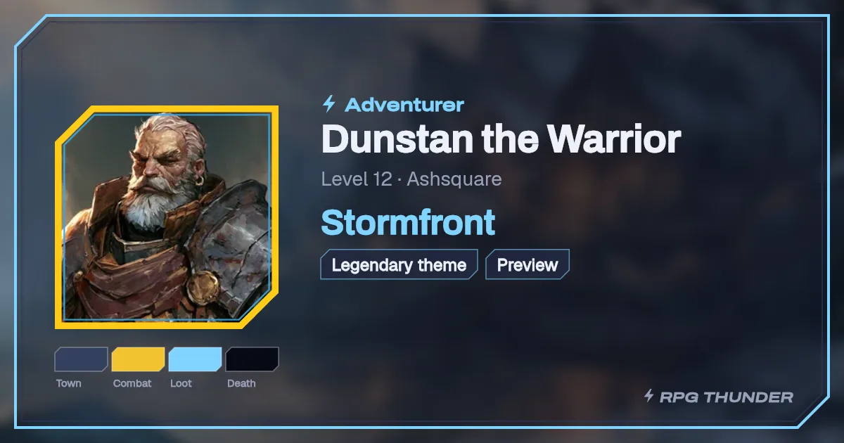 Stormfront on the shop’s try-on card, as Discord shows it