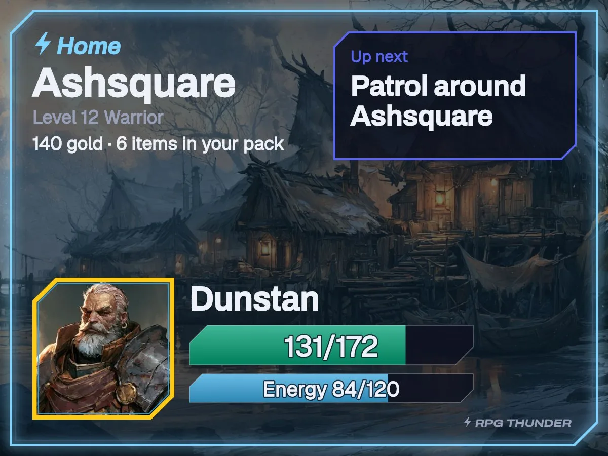 Stormglass on the home card, as Discord shows it
