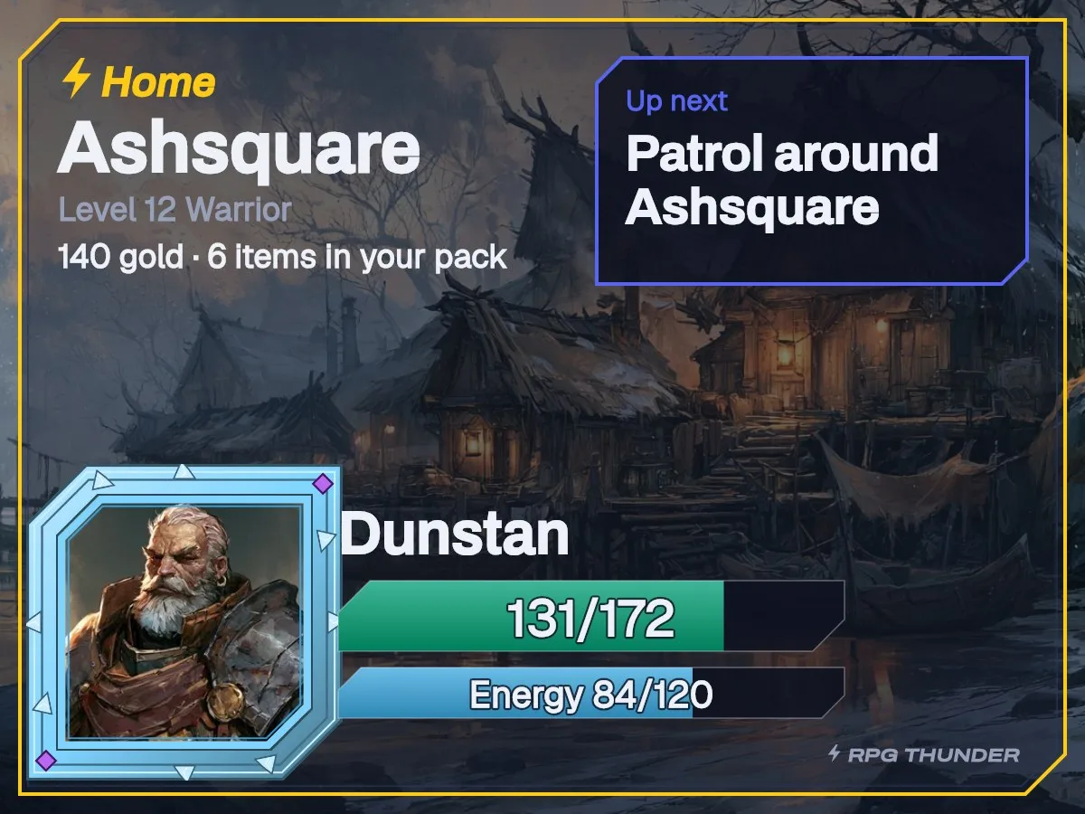 Stormglass frame on the home card, as Discord shows it