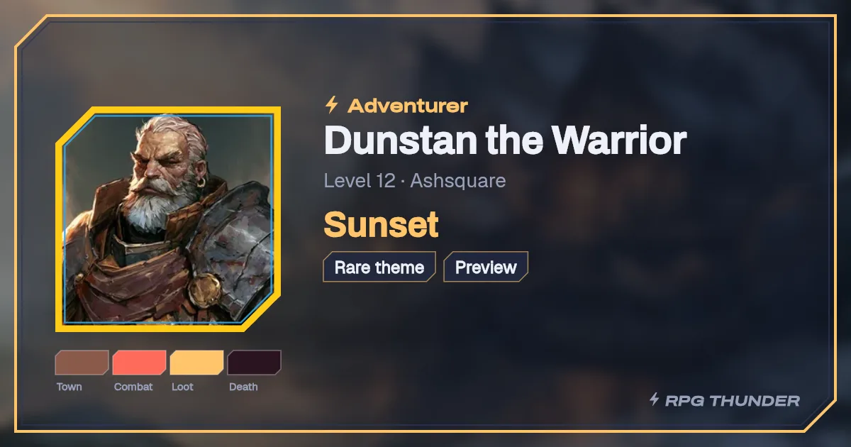 Sunset on the shop’s try-on card, as Discord shows it