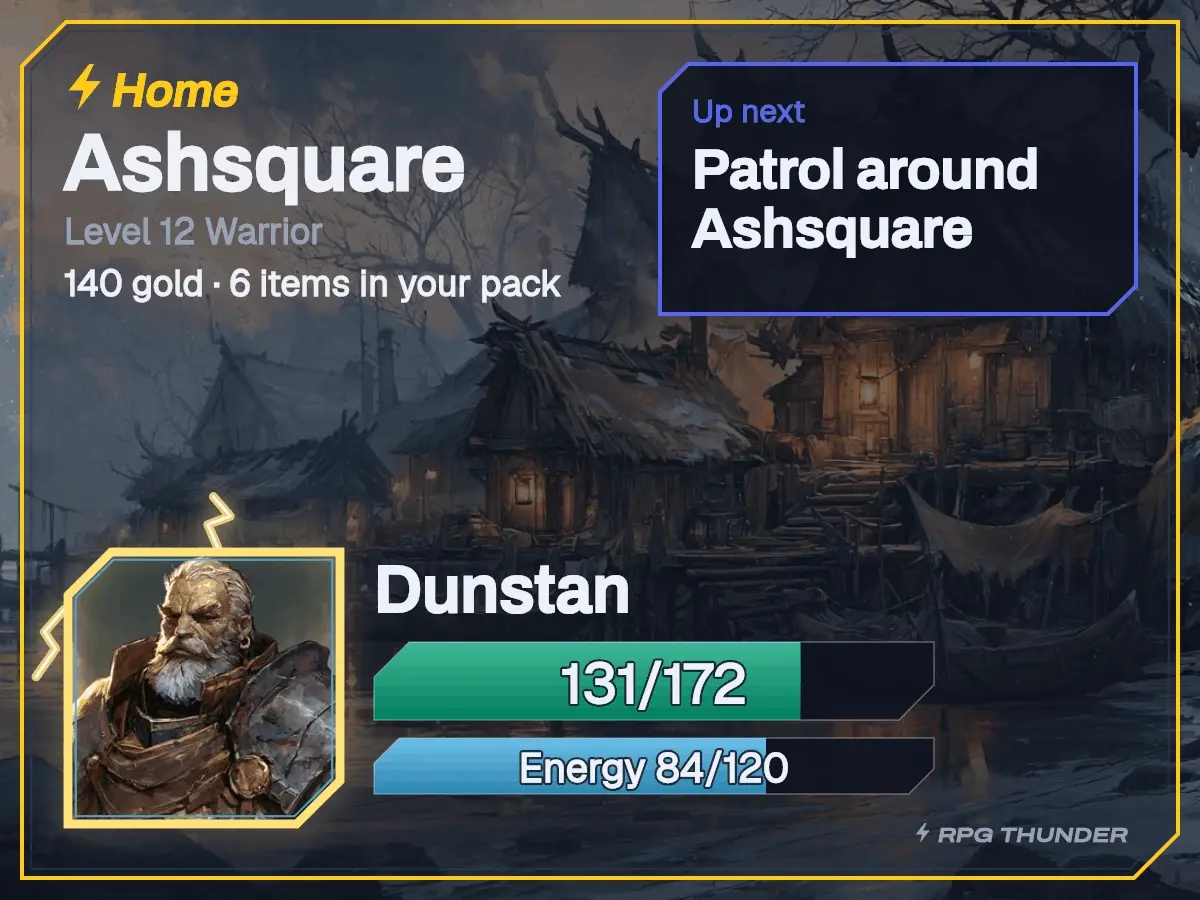 Thunderhead frame on the home card, as Discord shows it