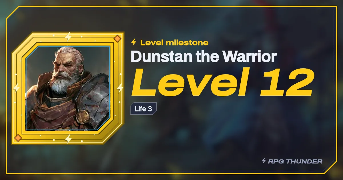 Thunderstrike frame on the level card, as Discord shows it