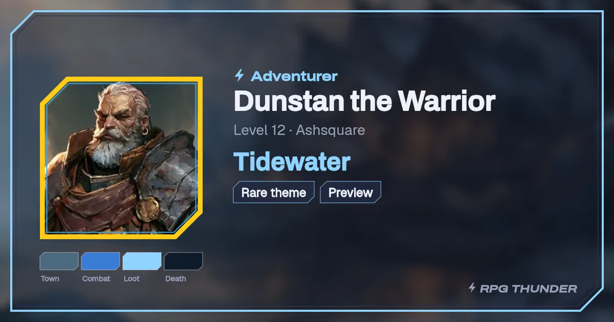 Tidewater on the shop’s try-on card, as Discord shows it