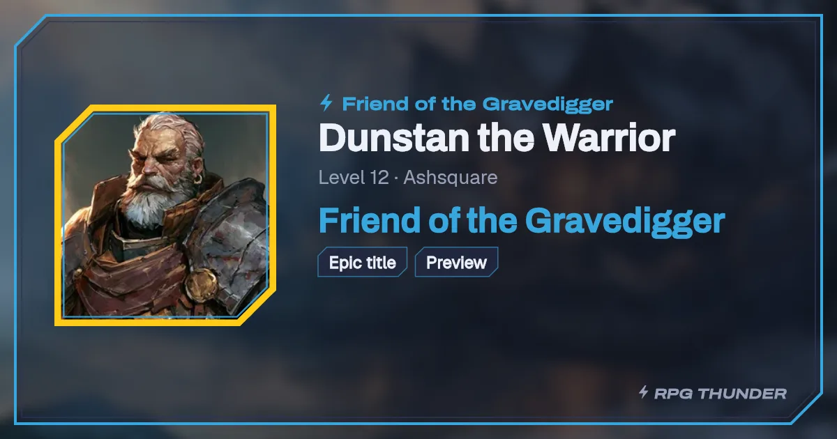 Friend of the Gravedigger on the shop’s try-on card, as Discord shows it