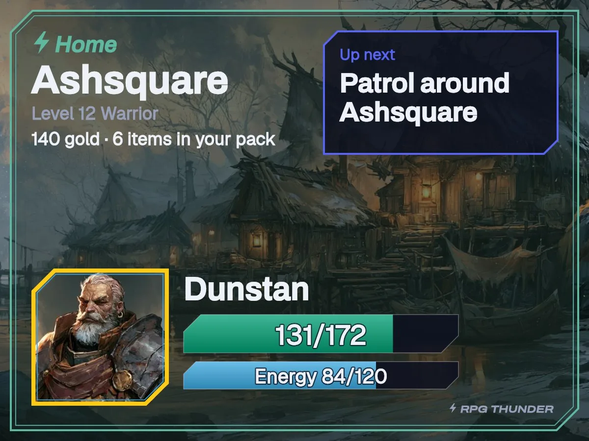 Verdigris on the home card, as Discord shows it